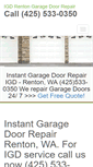 Mobile Screenshot of garagedoorrepair-renton.com